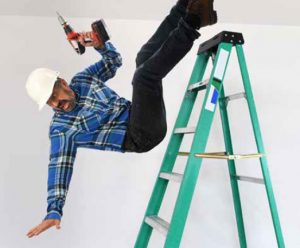 Man Falling Off Ladder